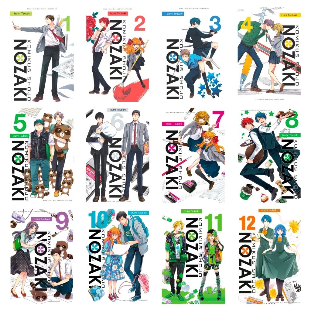 Buku Komik Komikus Shojo Nozaki Vol. 1 2 3 4 5 6 7 8 9 10 11 12 13 14 15 (Terbit Ulang) Spesial Edit