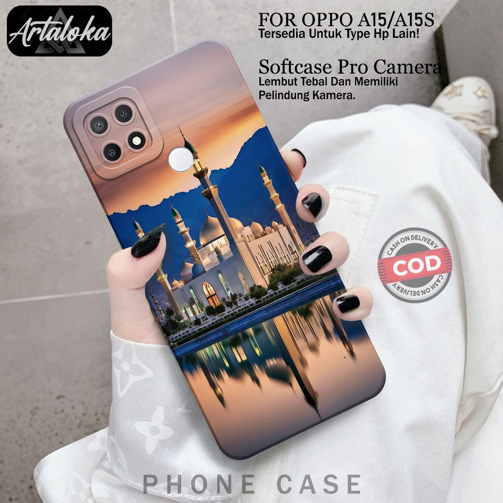 Case Hp Oppo A15/A15S Terbaru - Fashion Case Masjid - Softcase Oppo A15/A15S - Casing Oppo A15/A15S 