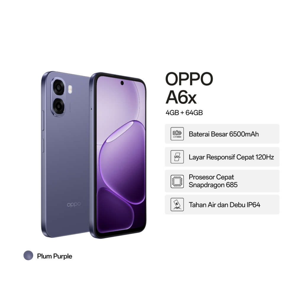 SMARTPHONE HANDPHONE HP OPPO A6x NEW ORIGINAL 100% GARANSI RESMI OPPO TERBARU