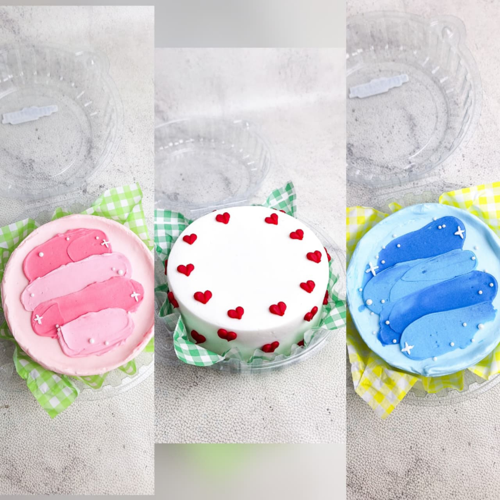 [KIRIM kota SURABAYA SAJA] Basic Bento Cake Kue Tart Mini