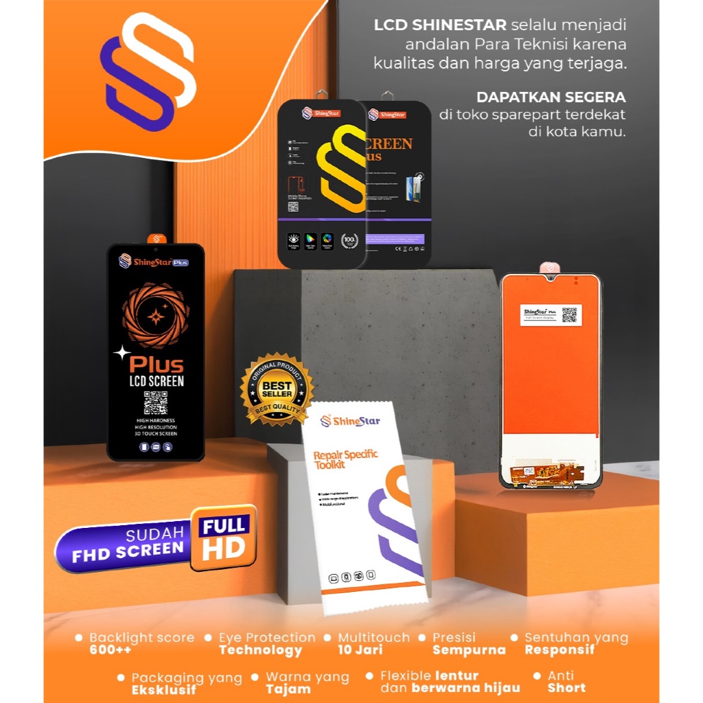 Galeriastore01 Lcd Touchscreen Realme Narzo 50A / Narzo 20 / Narzo 30A Lcd Fullset