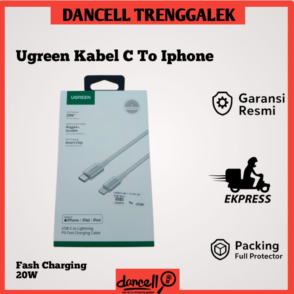 UGREEN KABEL C TO IPHONE