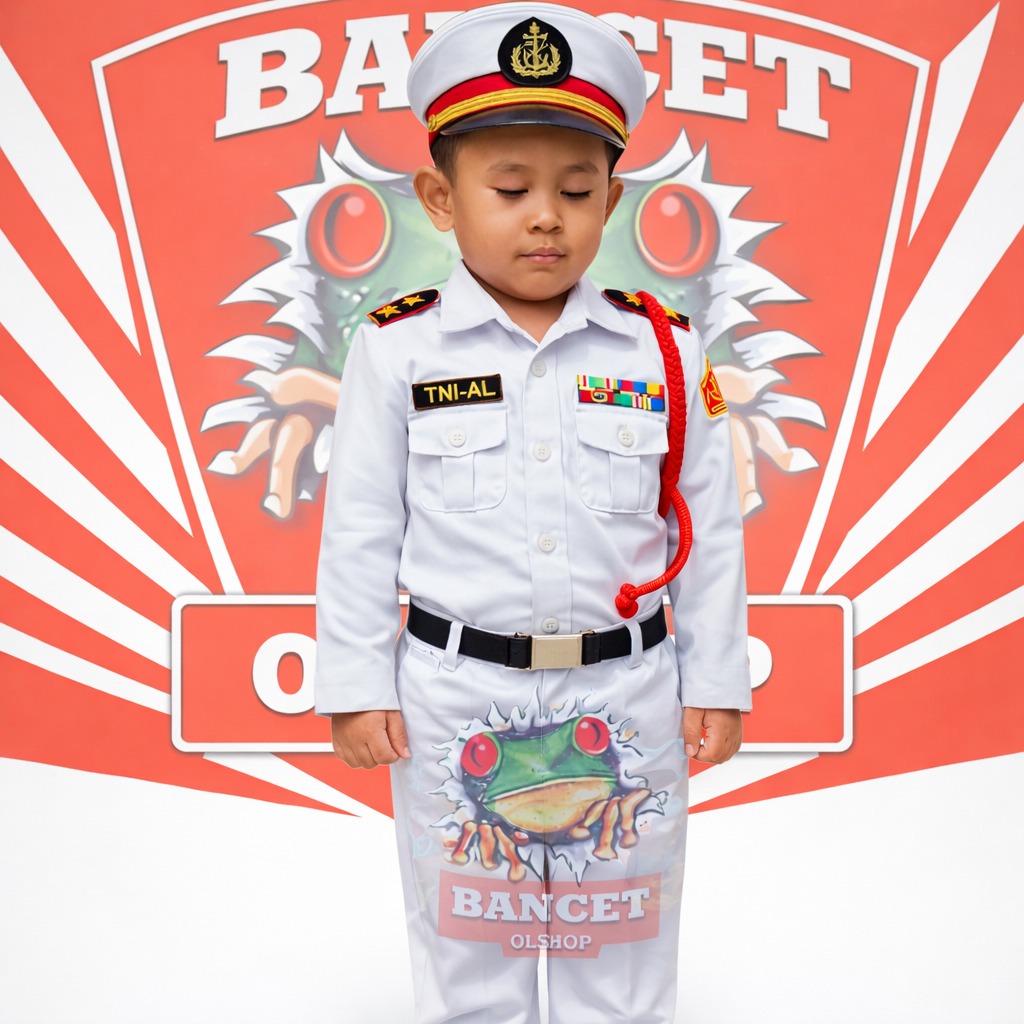 SERAGAM BAJU TNI ANGKATAN LAUT ANAK
