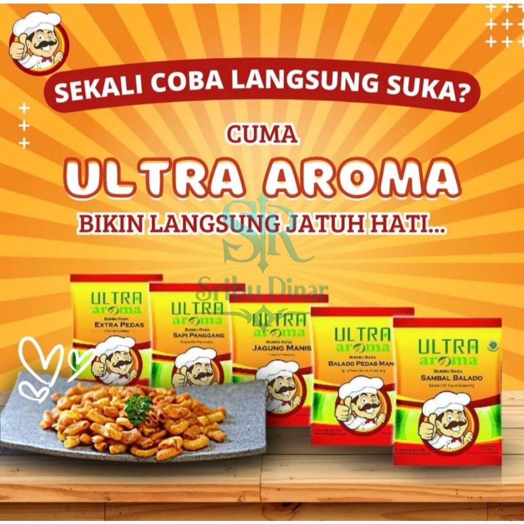 Bumbu Tabur Ultra Aroma Aneka Rasa/Cabai Bubuk/BALADO/BARBEQUE/BALADO PEDAS MANIS/JAGUNG BAKAR MANIS
