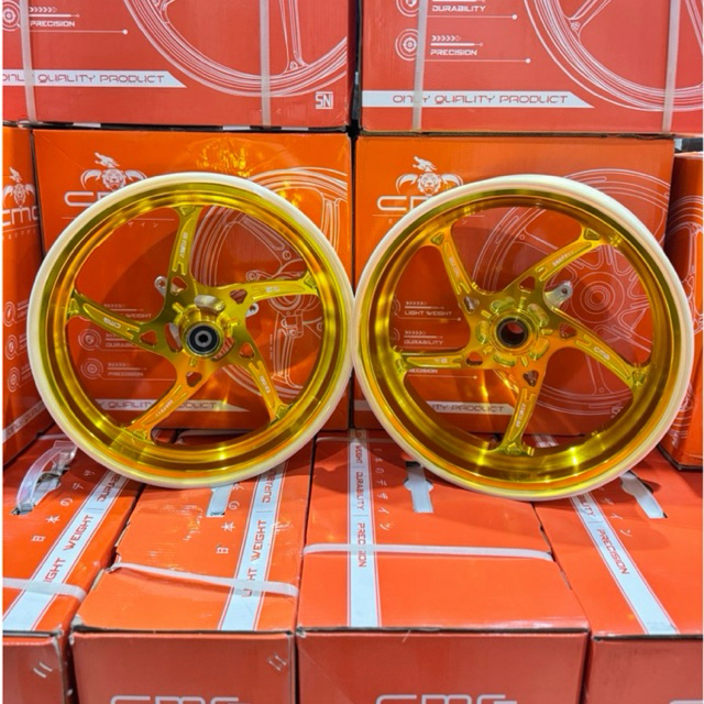 VELG CMG MG5007 MODEL MFZ NMAX NEW / TURBO /NEO RING 13x300/350 PNP BAN STANDARD ORIGINAL