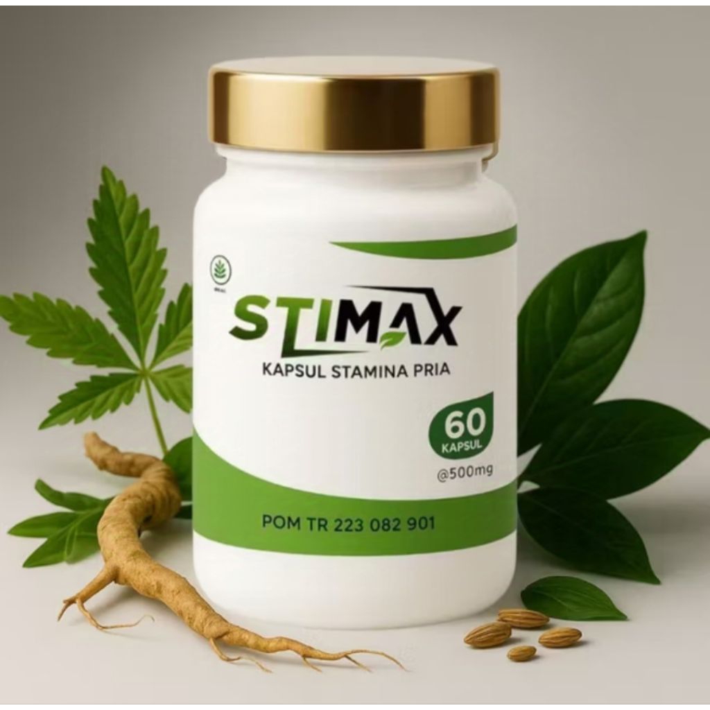Stim Max Herbal Pria - Suplemen Herbal Pria untuk Stamina dan Performa