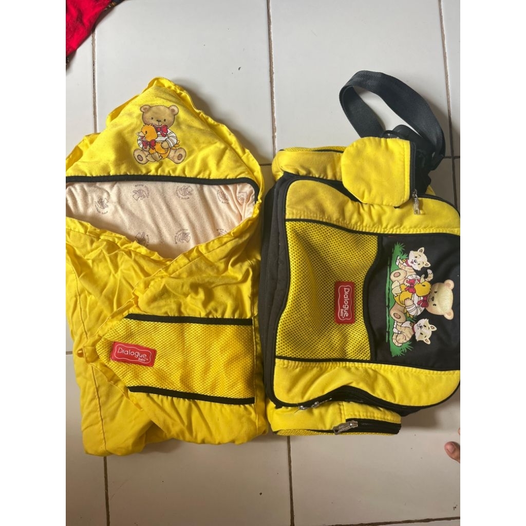 PL / Preloved Tas dan Selimut Bayi brand Dialogue + Adm