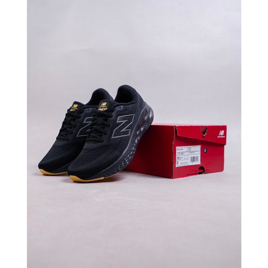 Sepatu Running New Balance Evoz V4 - Black Yellow