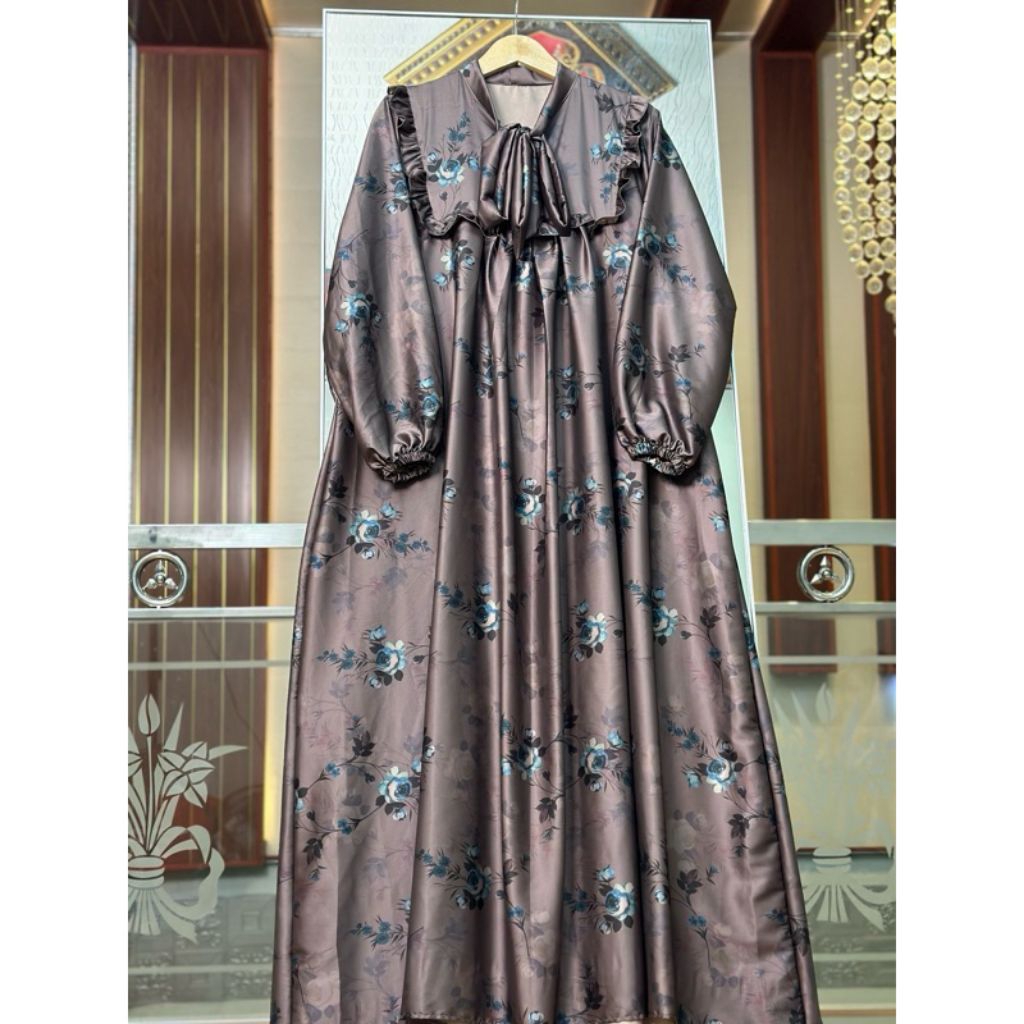 armani silk dress muslim bumil busui friendly