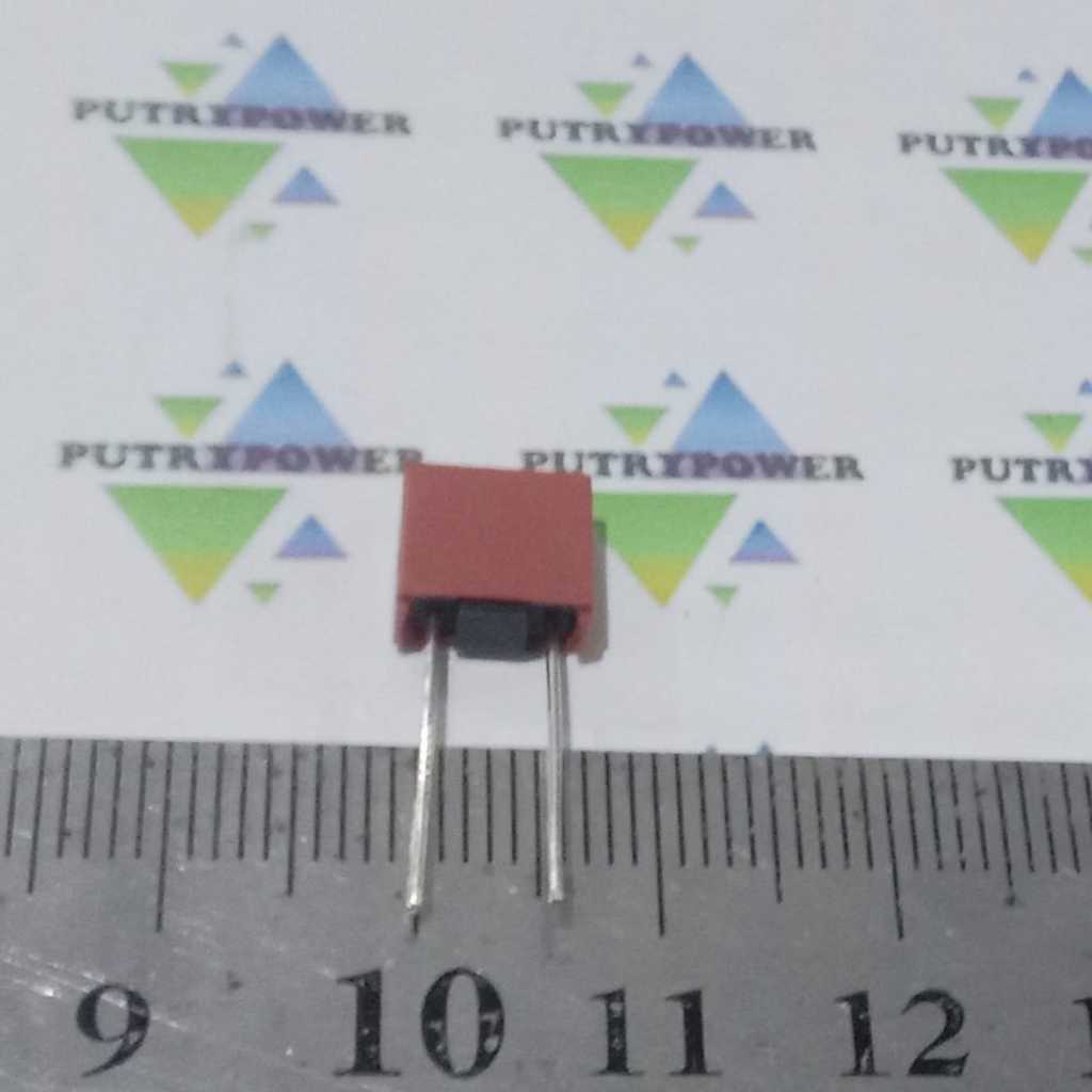 T3.15A 250v fuse kotak merah sekring  3.15A  250v sekering jarak kaki 5mm 3,15 amper T3,15A 250v red