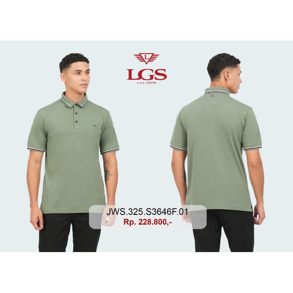 (NEW) Kaos Krah Pria LGS ORIGINAL Slimfit
