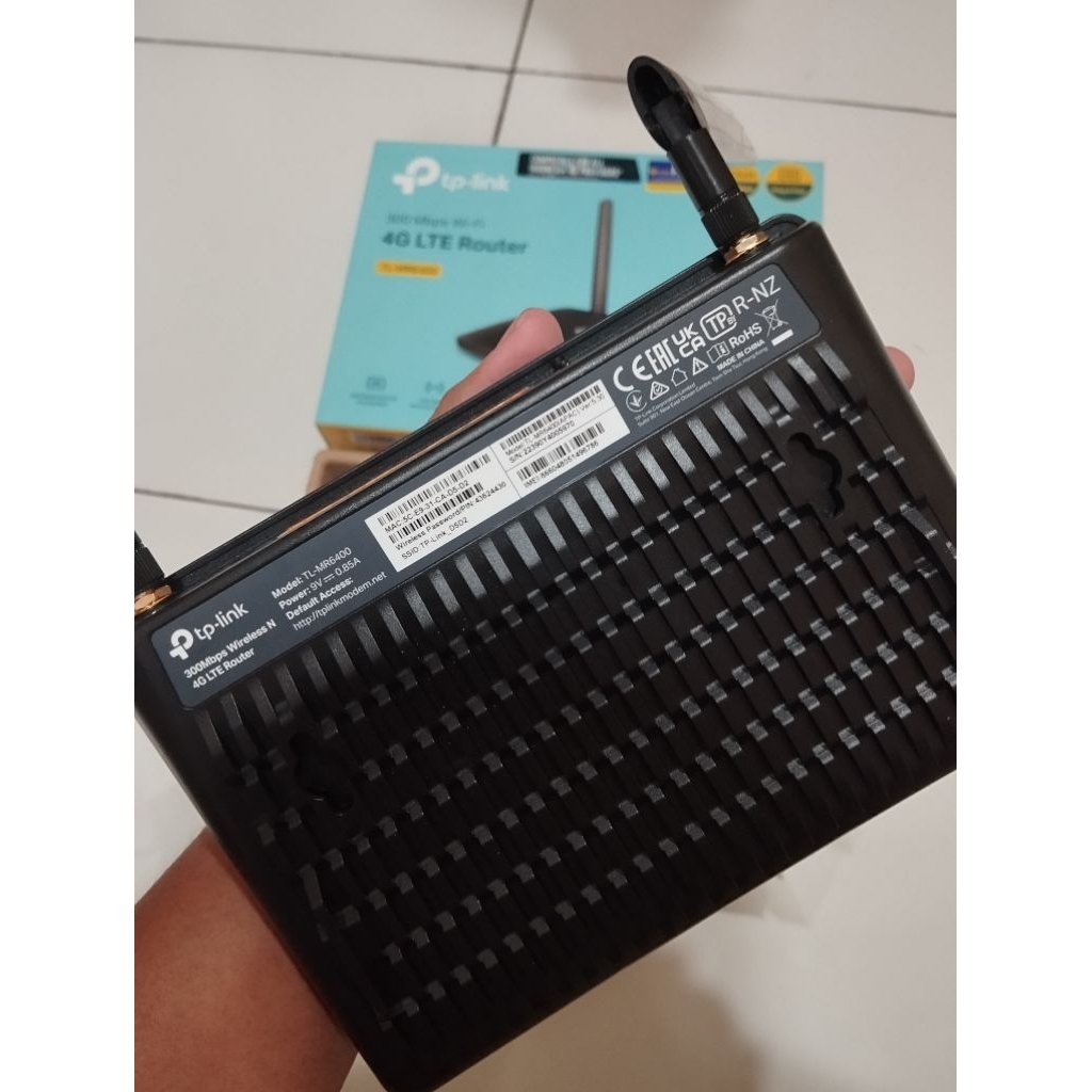 TP-LINK TL-MR6400 4G LTE ROUTER | WIFI TANPA KABEL