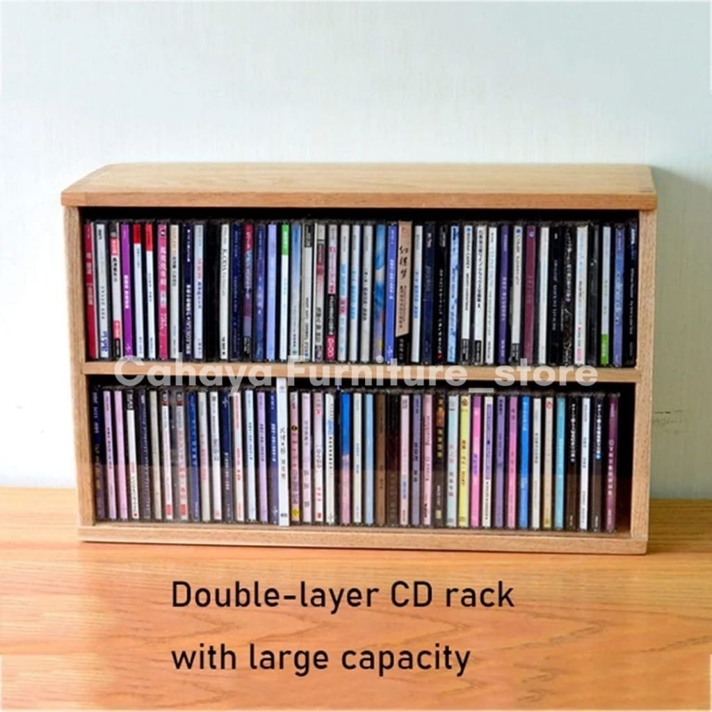 Rak tempat kaset CD DVD