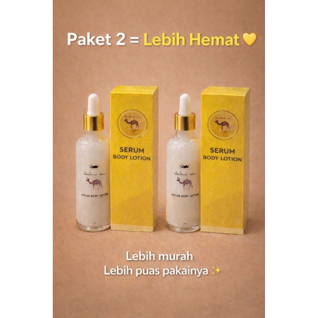 Serum Body Lotion Dubai Ria beli 2 Lebih Hemat