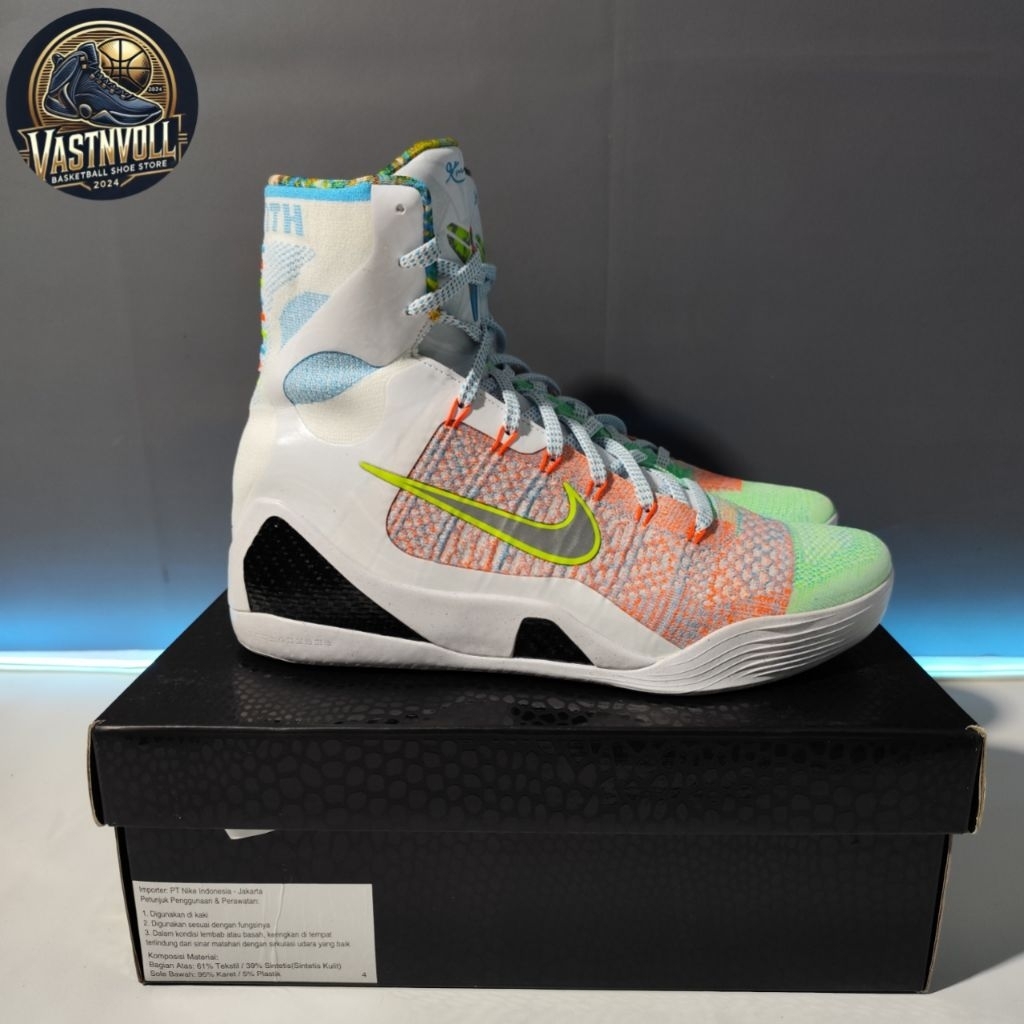 Sepatu Basket Kobe 9 Protro Elite High What The Kobe Original