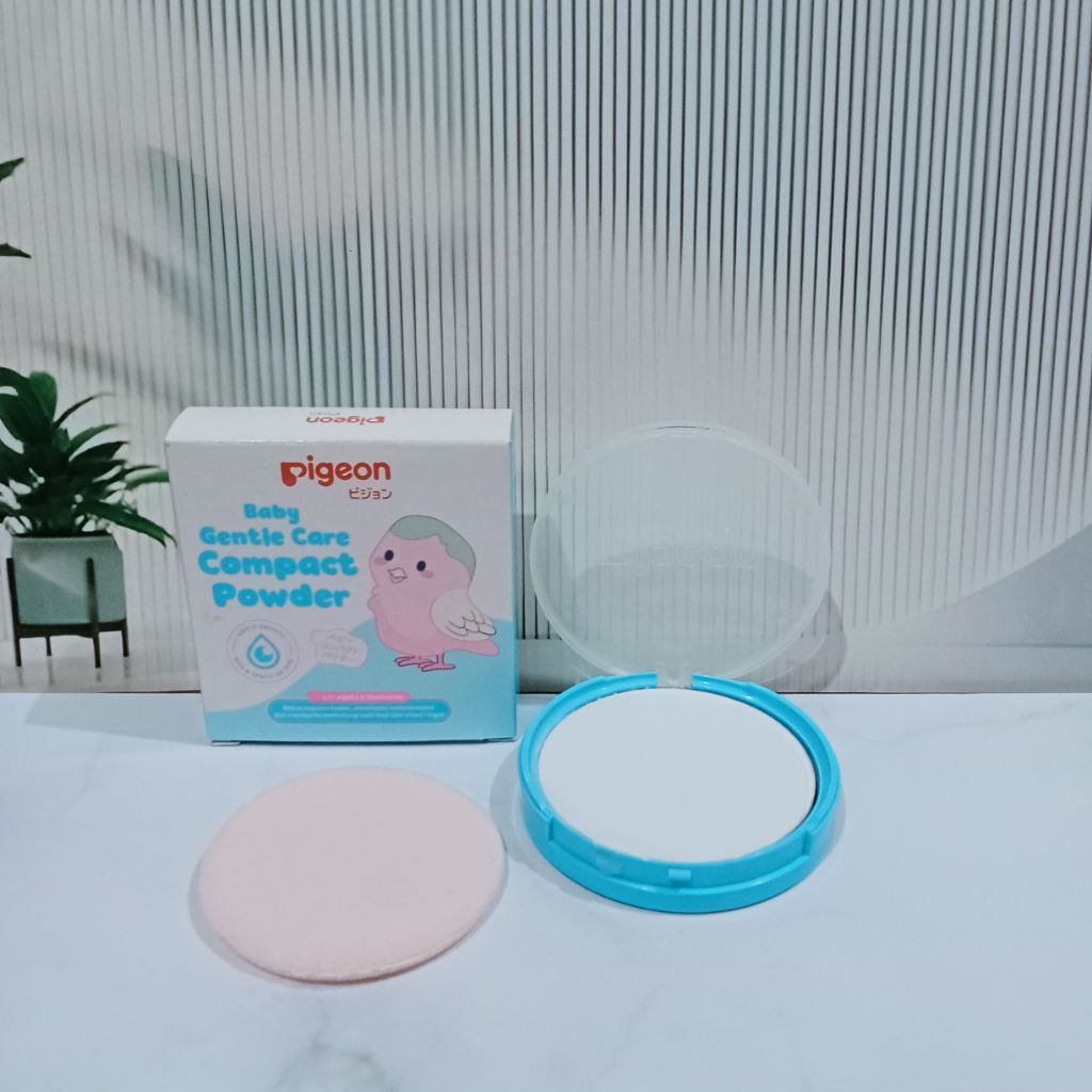 [ BPOM ] Pigeon Teens Gentle Care Compact Powder Refill + Puff 45g // Bedak Padat Pigeon Teens