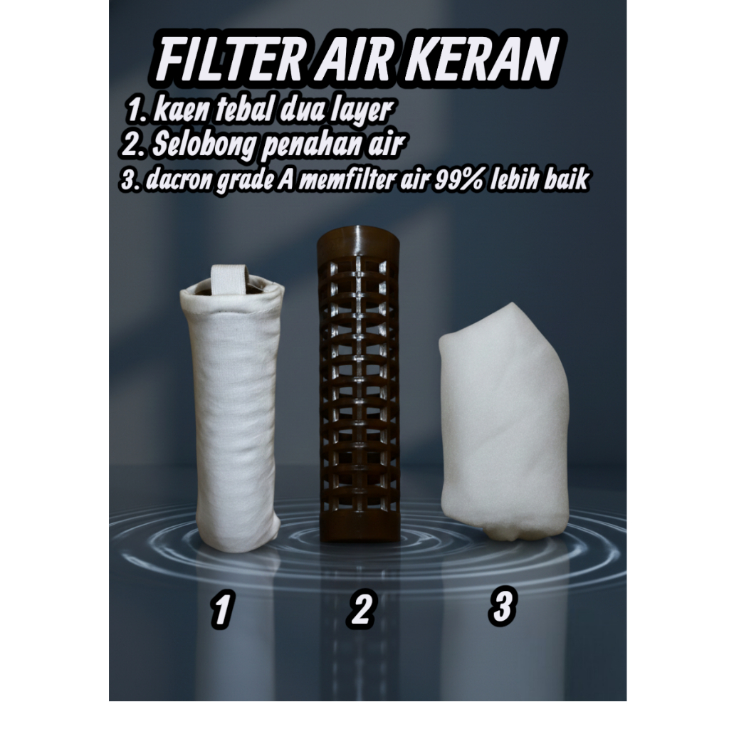 filter air kran menyaring air kotor saringan air menyaring bau dan kotoran air
