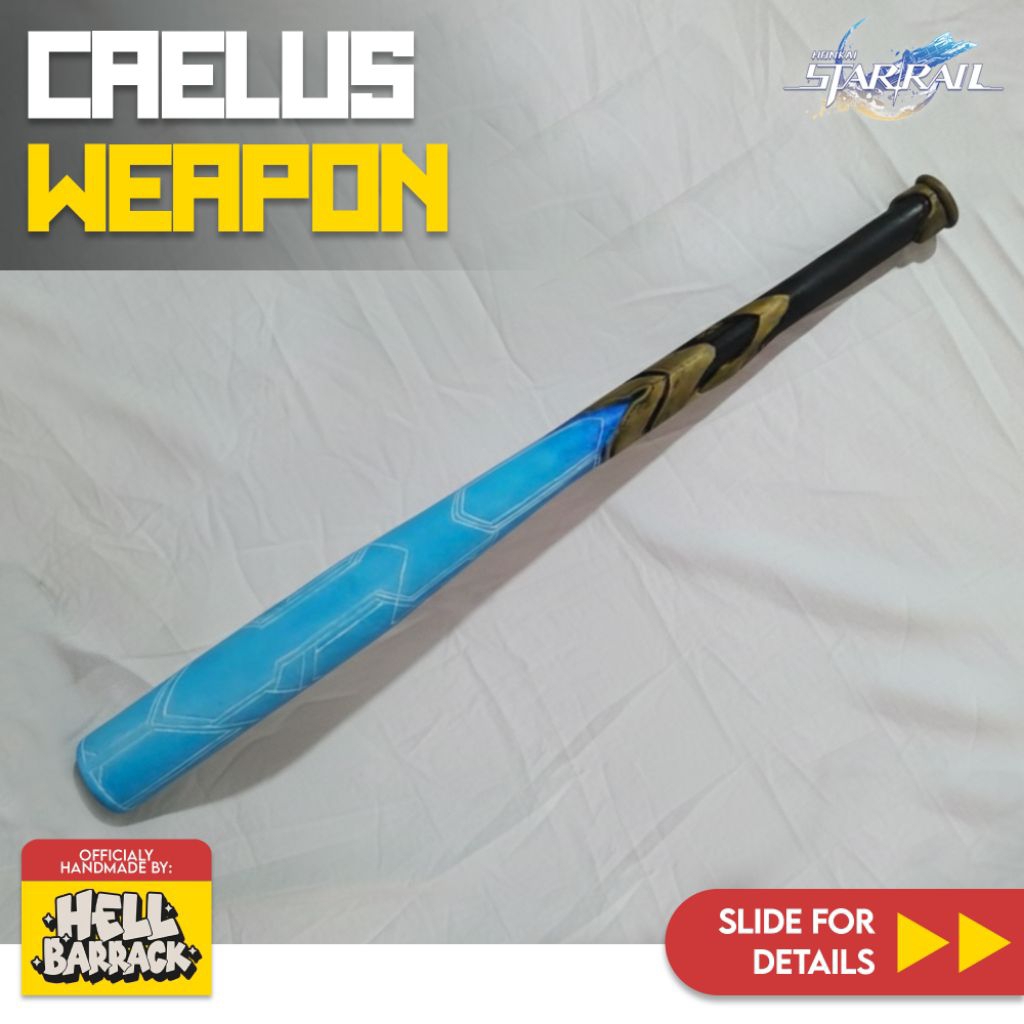 Weapon Caelus Honkai Star Rail HSR Baseball Bat Cosplay Properti Halloween Aksesoris