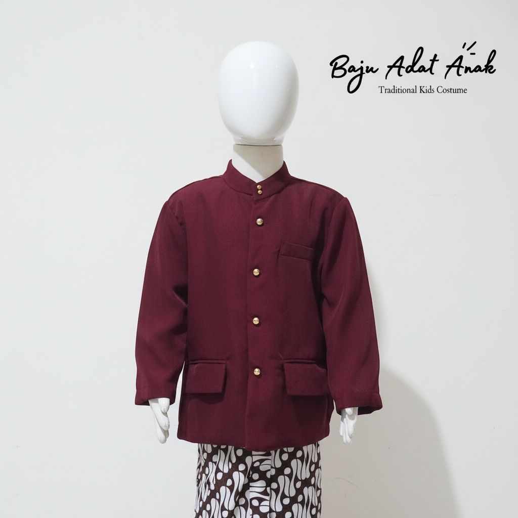 BESKAP JOGJA ANAK PREMIUM | BAJU ADAT JAWA BESKAP JOGJA GOOD QUALITY | BESKAP JOGJA JAWA ANAK