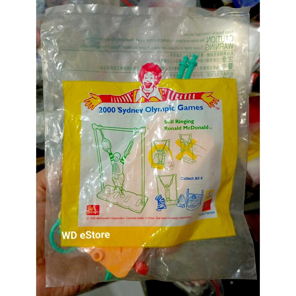 McDonald Happy Meal Toy 2000 Sydney Olympic Games, Ronald