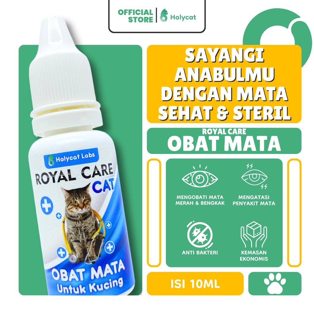 Holycatlabs Royal Care Obat Mata Kucing