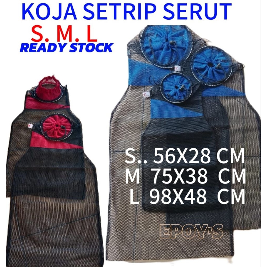 EPOY'S koja ikan pancing,korang ikan,kerumbu ikan keramba wadah ikan, koja ikan nila gabus terbaru u