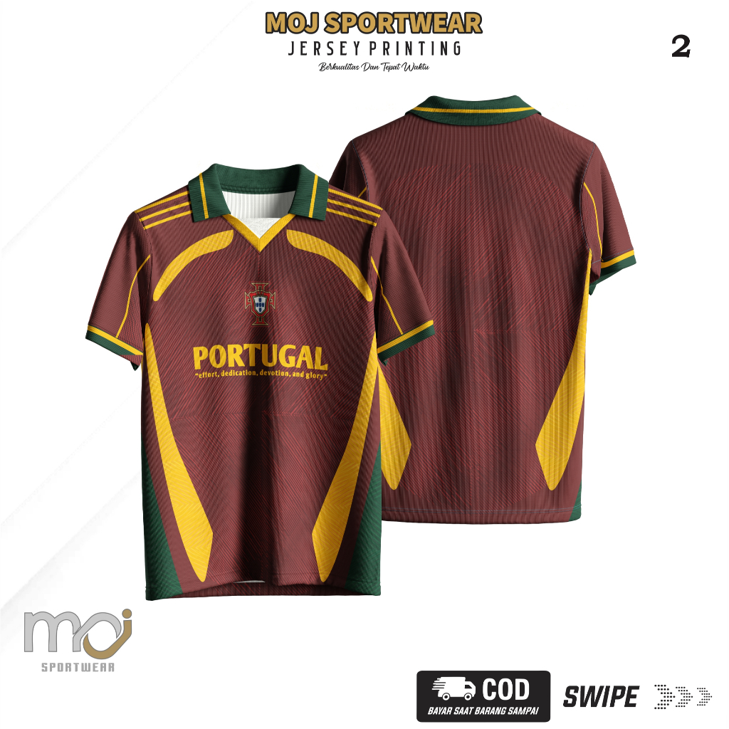 Jersey Fantasy PORTUGAL RETRO Full Printing Unisex