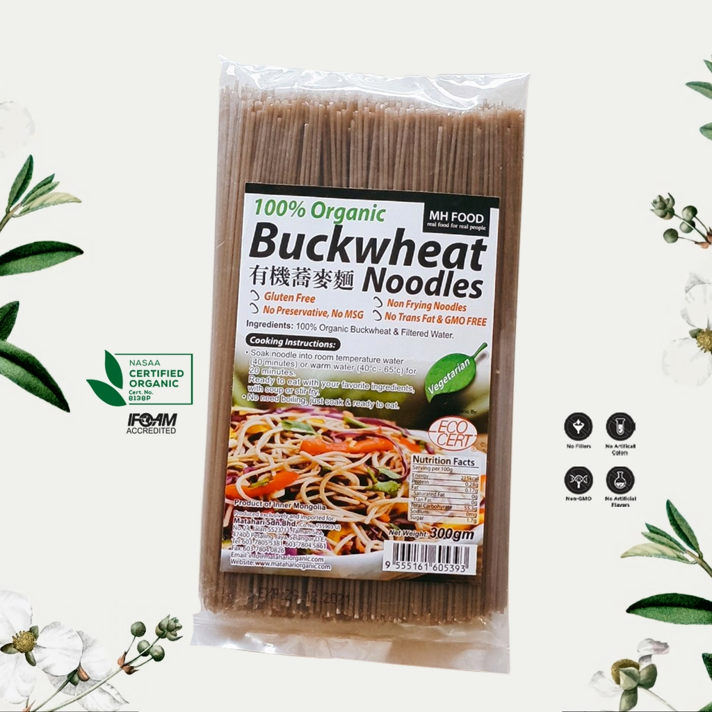 MH Food Organic Buckwheat Noodle 300gr