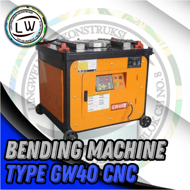 MESIN BENDING GW40 CNC / PEMBENGKOK BESI GW40 CNC / BAR BENDER PENEKUK GW40 CNC