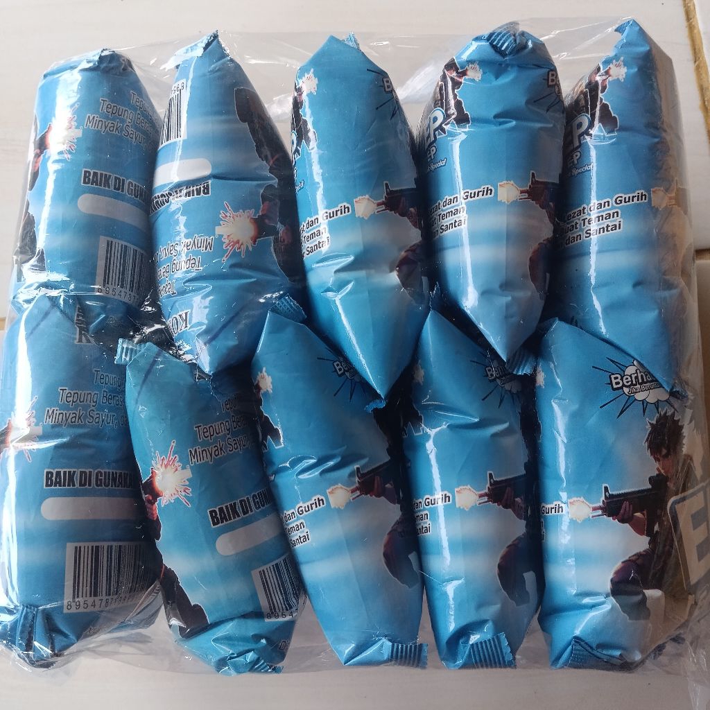 SNACK CIKI EPEP BERHADIAH UANG BILA BERUNTUNG 1 BAL ISI 10 PCS