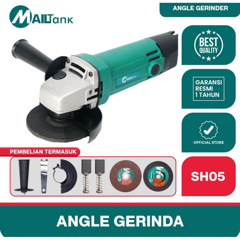 MESIN GERINDA TANGAN MAILTANK SH05 4INCH 600WATT