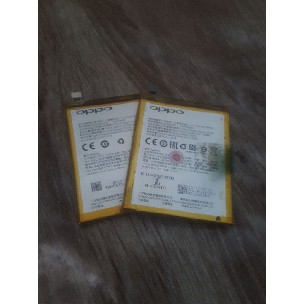 baterai oppo f5