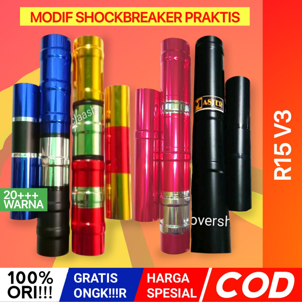 MASTER Cover Shock Sok Skok Depan R15 V3 R15v3 Old New Depan