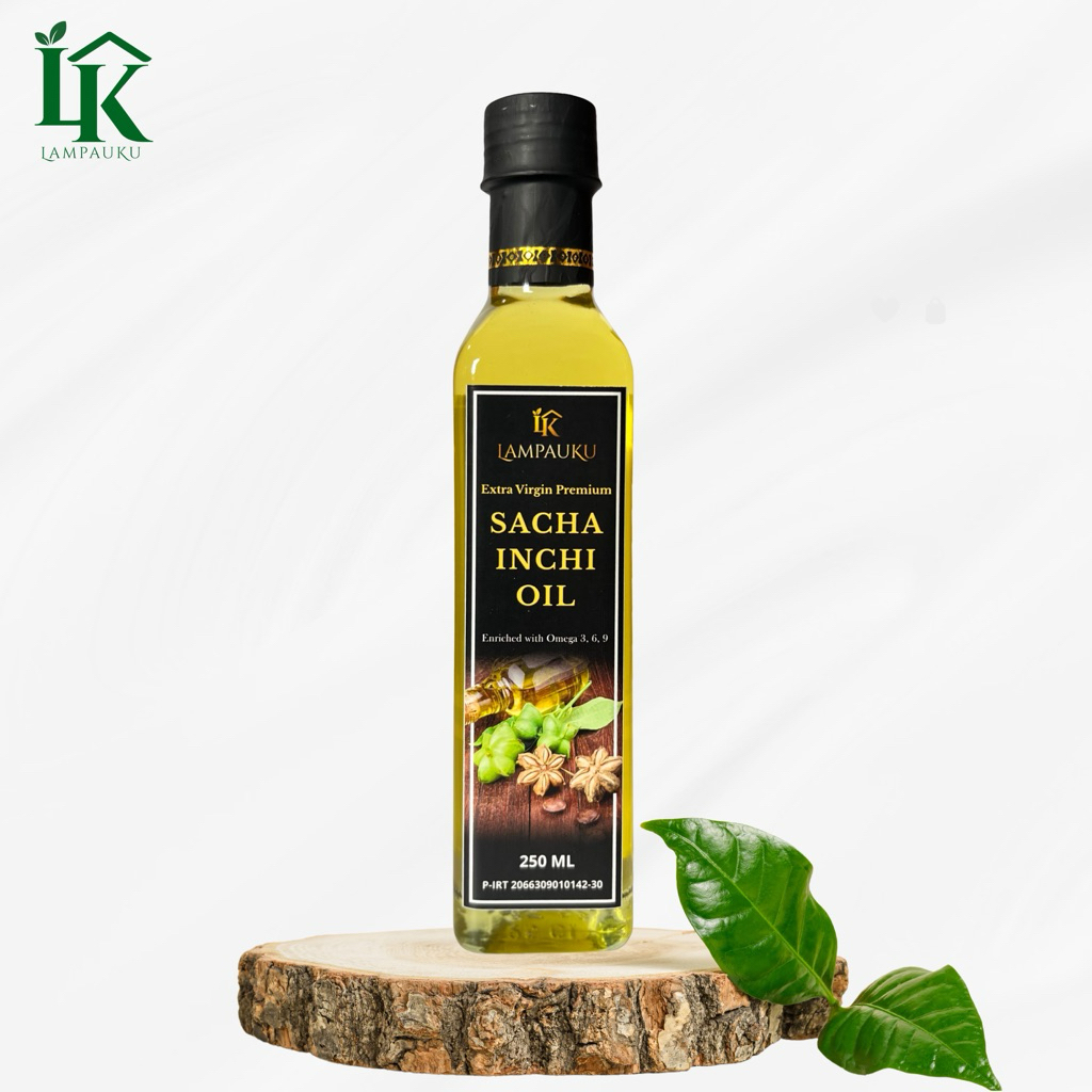 MINYAK SACHA INCHI ORGANIK LAMPAUKU | SACHA INCHI OIL 250ML (!!!tolong baca deskripsi!!!)