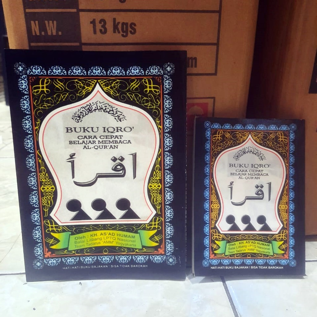 Buku IQRO Besar/Kecil 1-6 lengka