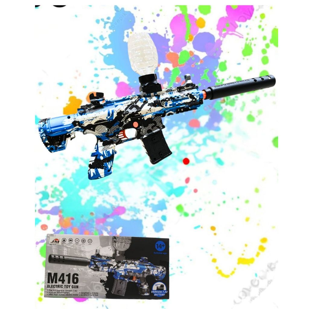 Pistol Mainan Anak Electric Gel Blaster Peluru Gel Tembakan Air Blaster Gun Automatis
