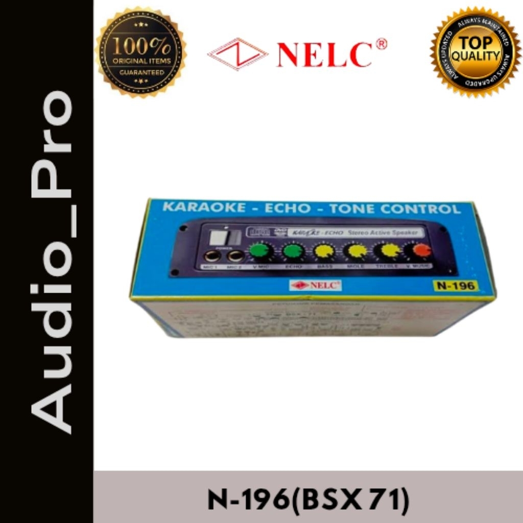 Tone Control + Karaoke + Echo Panel BSX 71 Nelc