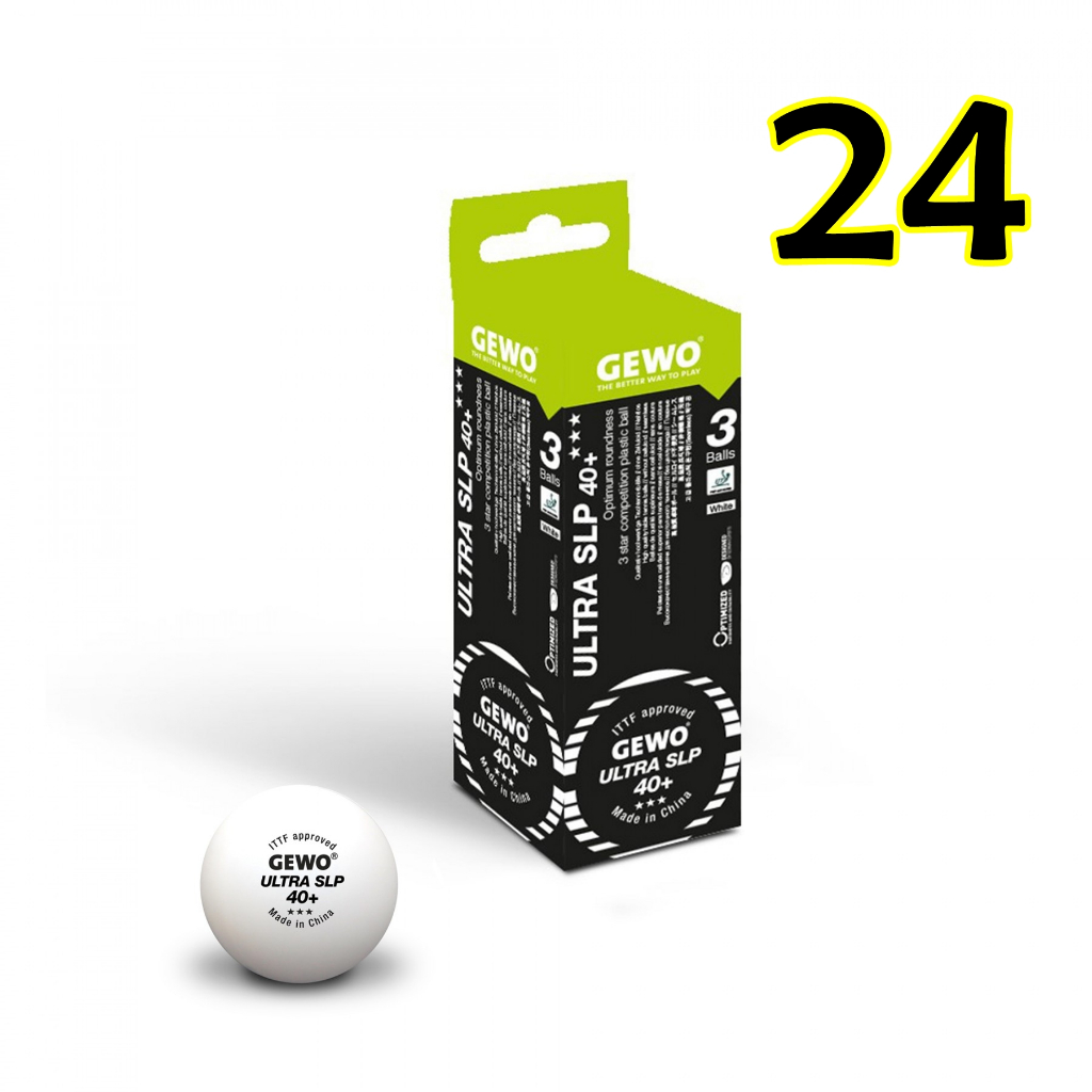 GROSIR Bola Gewo 40+ UltraSLP 3* isi 3 ORIGINAL tanpa sambungan  Pingpong Tenis Meja