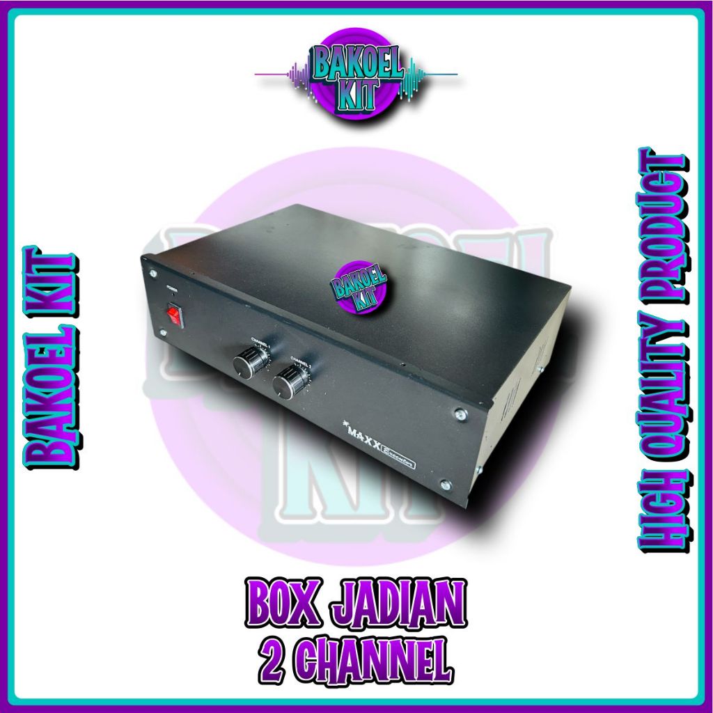 [BOX JADIAN] Power Amplifier RAKITAN 2 CHANNEL 5 Amper ups