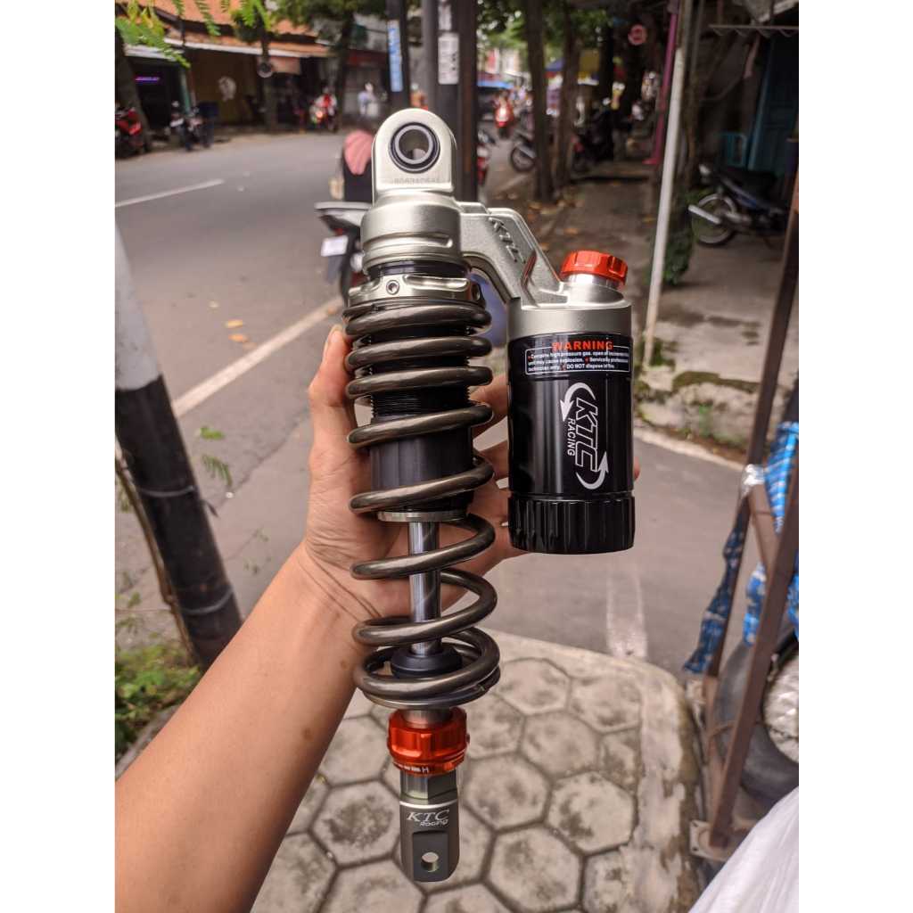 READY SHOCK SHOCKBREKER BELAKANG KTC EXTREME GREY TITANIUM MIO SOUL SPORTY BEAT VARIO 110 UKURAN 300