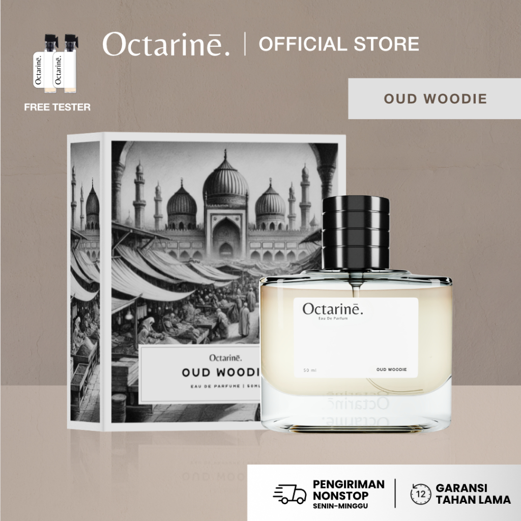 Octarine - Oud Woodie Parfum Pria Aroma Warm Spicy Woody