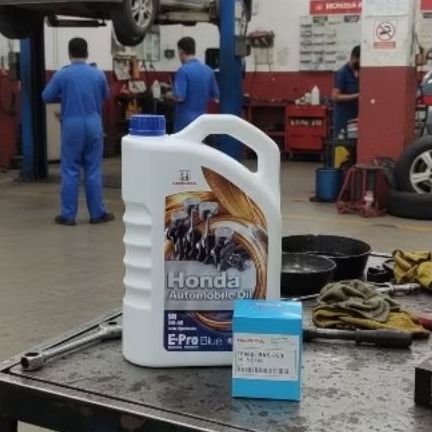 Paket Oli Mobil Honda E-pro Blue Dan Filter Honda Oli Mesin E-PRO  EPRO BLUE 5W-30 Mobil Honda Genui