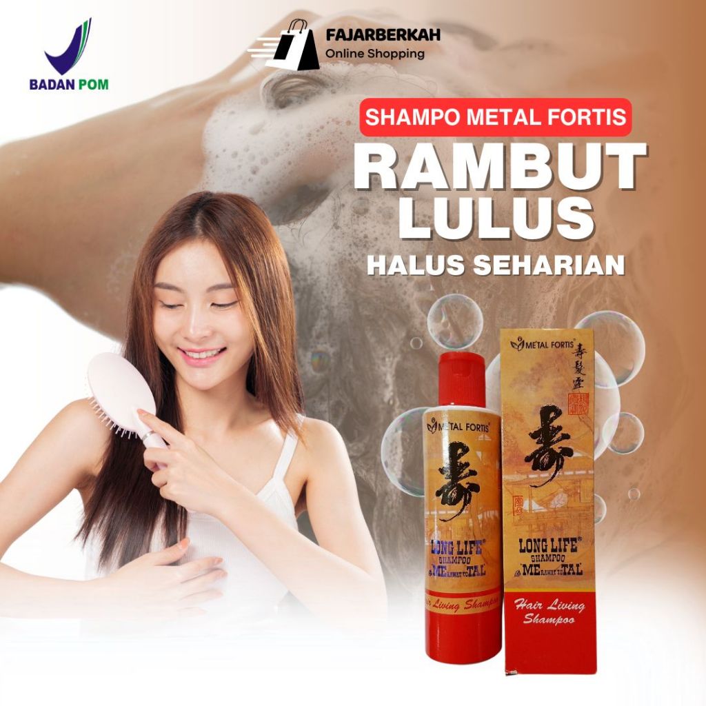 Shampo Penumbuh Rambut Cepat Panjang / Shampo Metal Pemanjang Rambut / Sampo Metal Pelurus Rambut