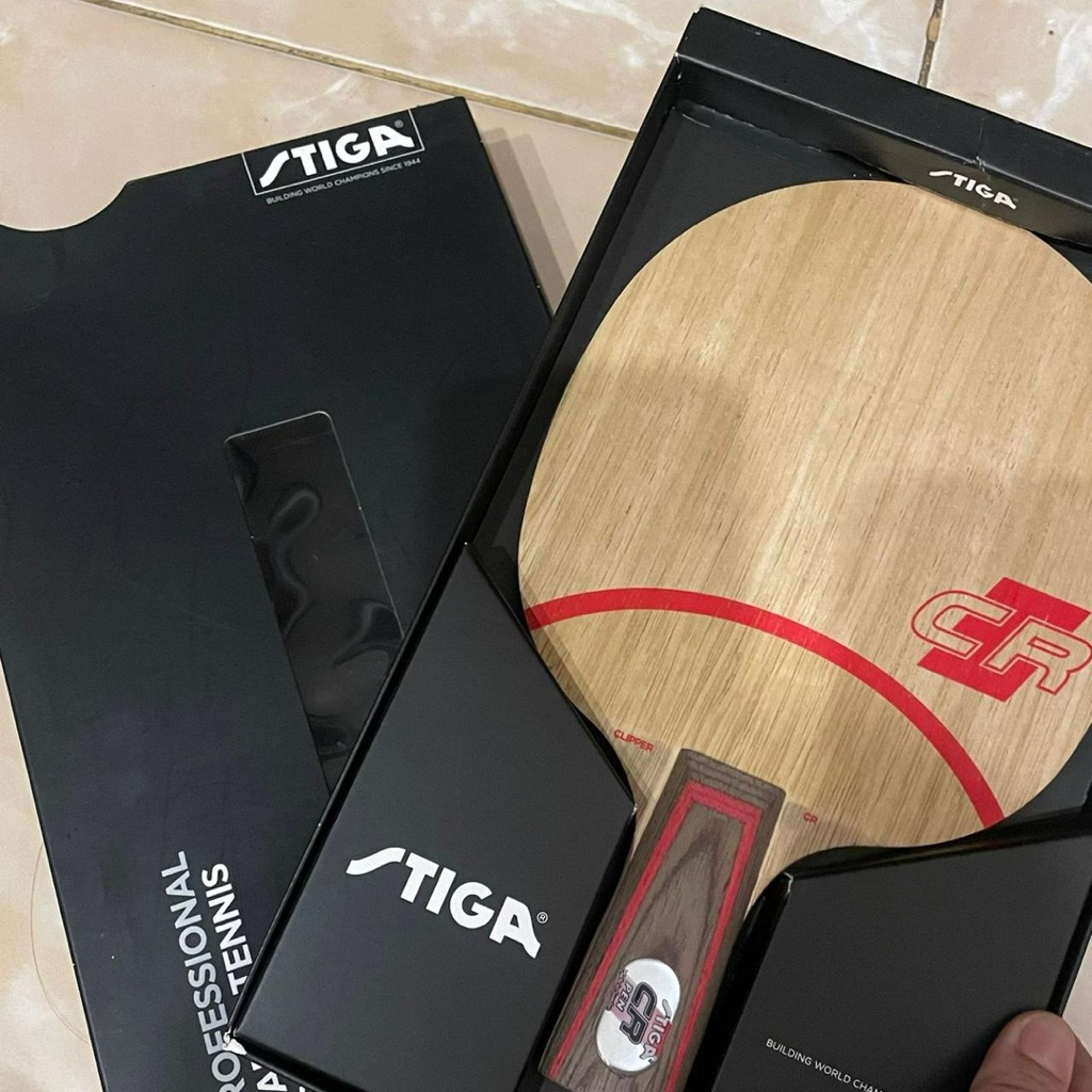 BET PINGPONG STIGA CLIPPER CR PENHOLDER | TENIS MEJA | PINGPONG