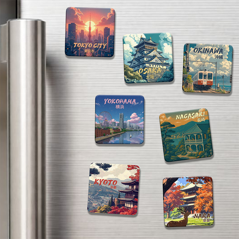 Fridge Magnet Wisata Jepang | Magnet Kulkas Magnet Loker Magnet Stand Mic Meja Lemari Souvenir