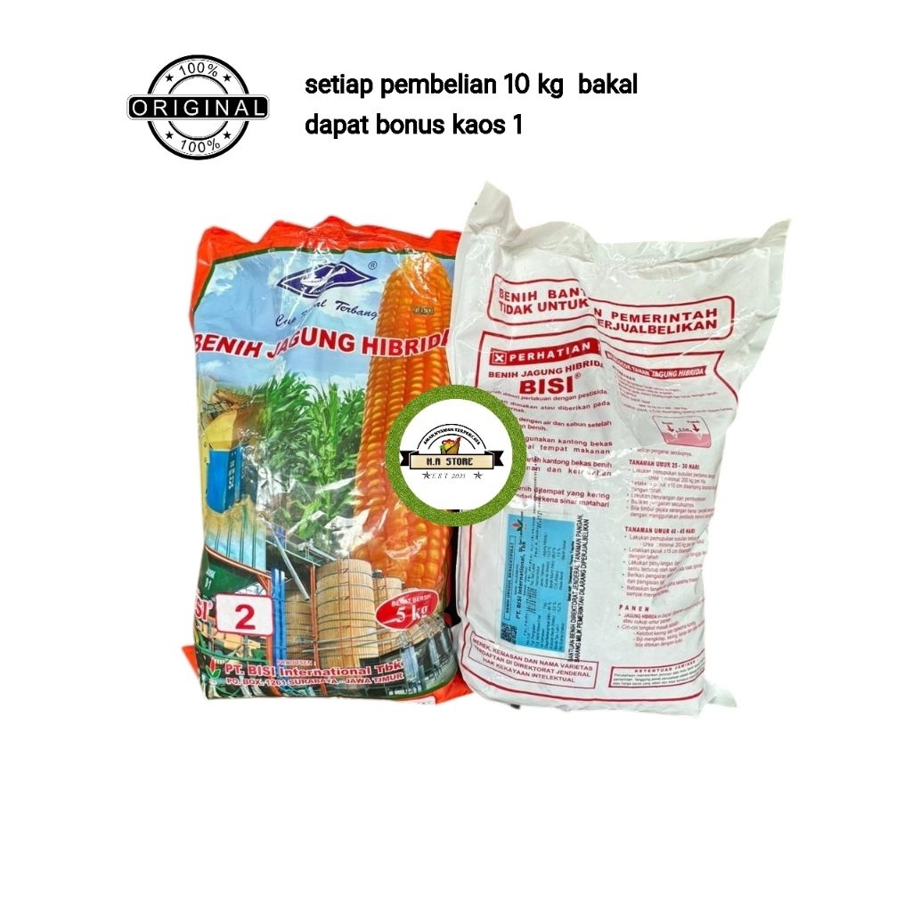 Benih jagung hibrida BISI 2 5 kg