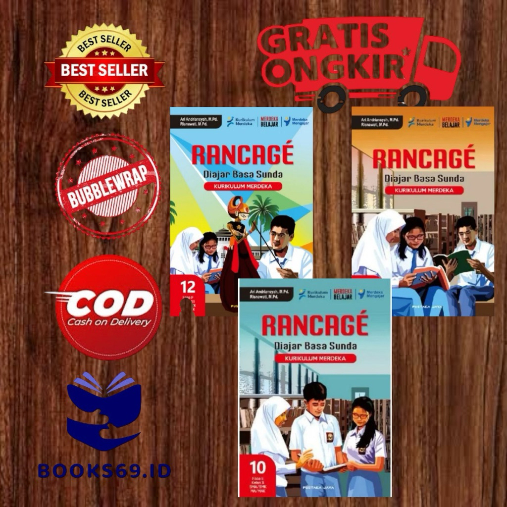 Buku Rancage Diajar Basa Sunda X XI Bahasa Sunda SMA Kelas 10 11 12 Kurikulum Merdeka