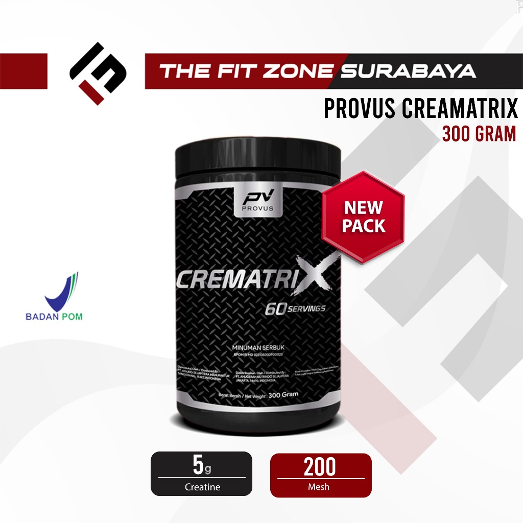PROVUS Creatine Matrix 250 Gram 50 Servings Suplemen Fitness Creatine Monohydrate
