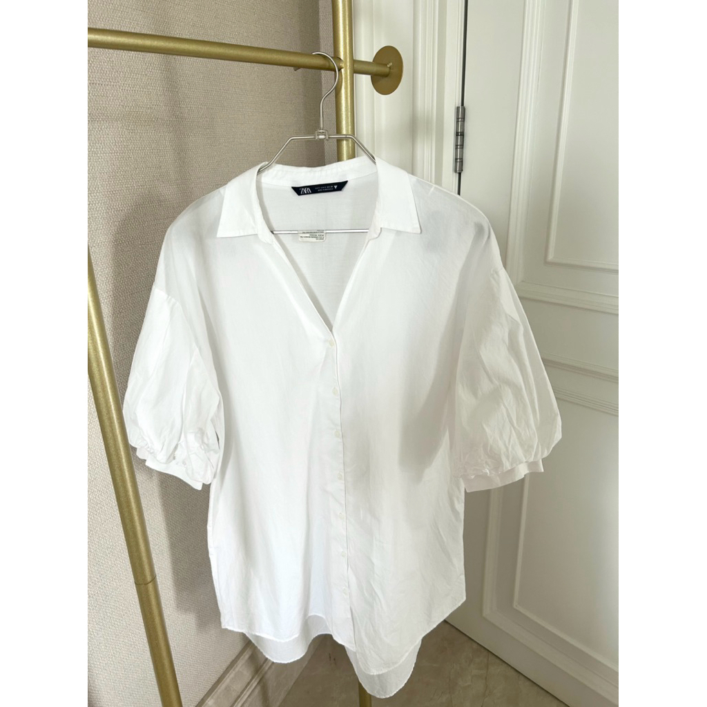 ZARA – Long Poplin Dress