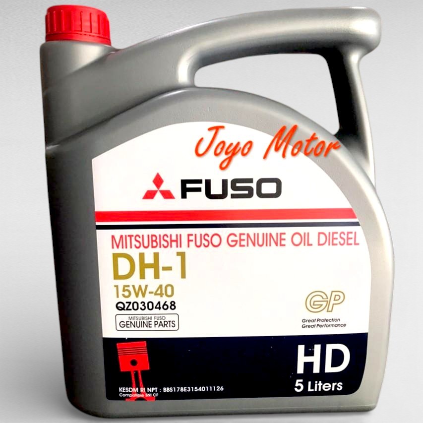 Oli Mesin Diesel Asli Mitsubishi DH-1 GP HD SAE 15W-40 5 Liter QZ030468